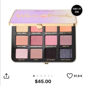 Too faced white peach palette